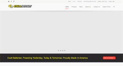 Desktop Screenshot of exellbattery.com
