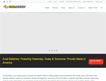 Tablet Screenshot of exellbattery.com